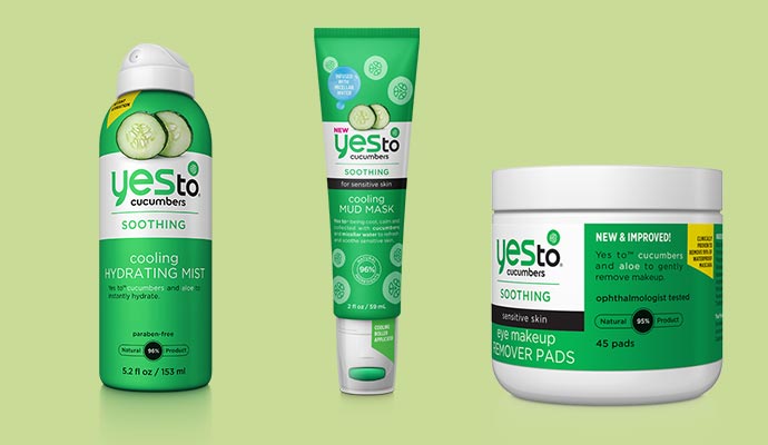 Yes to Cucumber - Vegan Product List